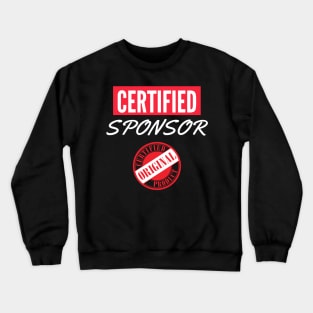 Certified Sponsor Alcoholic Recovery Crewneck Sweatshirt